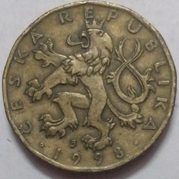Czech Republic 20 koruna 1998 (used)