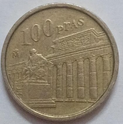 Spain 100 Pesetas Coin 1994(Used)