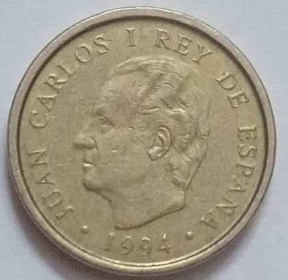 Spain 100 Pesetas Coin 1994(Used) - Image 2