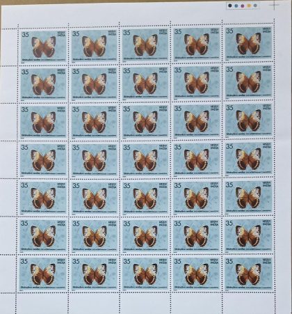 Butterflies - Stichophthalma Camadeva. Brush-Footed Butterfly, Stichophthalma camadeva, Morphinae,35P - MNH (Stamp Full Sheets - 35stamps)