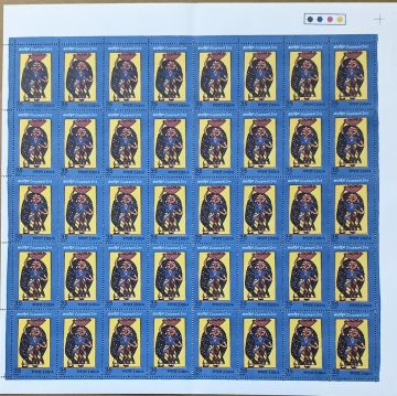 Childrens Day. Childrens Day, Painting, Toy Seller, 35 P- MNH (Stamp Full Sheets - 40stamps)