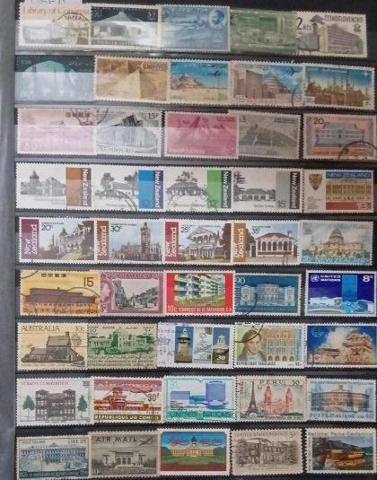 Foreign Used Stamps ARCHITECTURE & BUILDING 45 Stamps