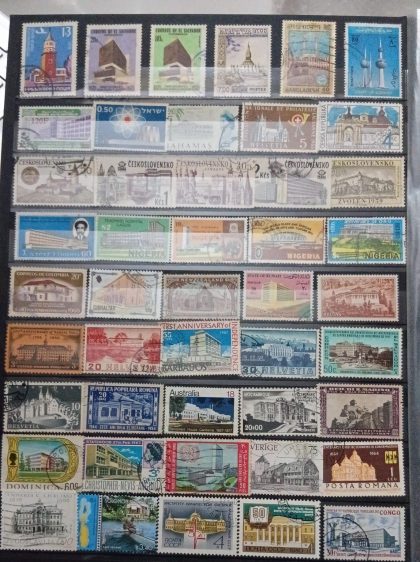 Foreign Used Stamps ARCHITECTURE & BUILDING 46 Stamps