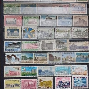 Foreign Used Stamps ARCHITECTURE & BUILDING 49 Stamps