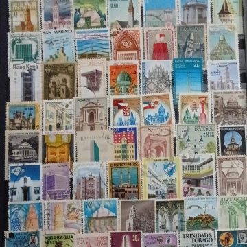Foreign Used Stamps ARCHITECTURE & BUILDING 63 Stamps