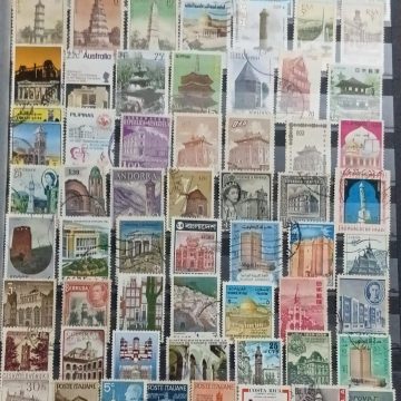 Foreign Used Stamps ARCHITECTURE & BUILDING 64 Stamps