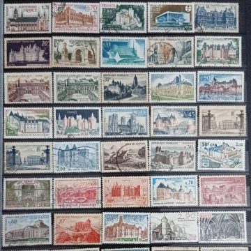 Foreign Used Stamps ARCHITECTURE & BUILDING 45 Stamps