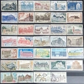 Foreign Used Stamps ARCHITECTURE & BUILDING 34 Stamps