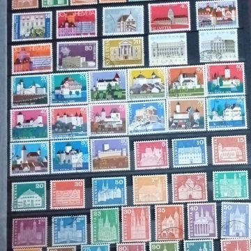 Foreign Used Stamps ARCHITECTURE & BUILDING 54 Stamps