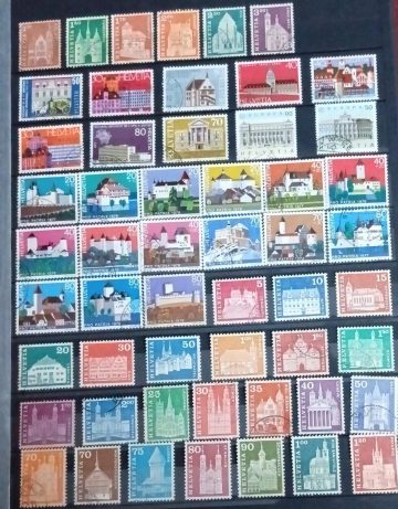 Foreign Used Stamps Architecture & Building 54 Stamps