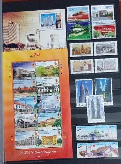 Foreign MNH Stamps ARCHITECTURE & BUILDING 2 Miniature Sheets+13 stamps