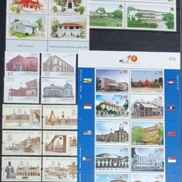 Foreign MNH Stamps ARCHITECTURE & BUILDING 1 Miniature Sheet+18 stamps