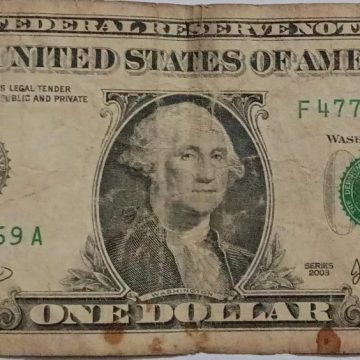 UNITED STATES OF AMERICA Currency 1 Dollar 2003 (Used)