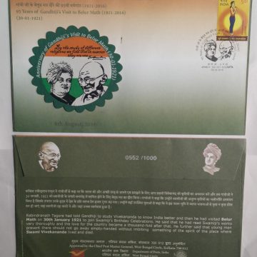 Gandhiji's Visit to Belur Math