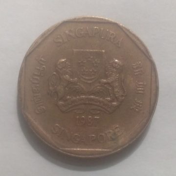 1$ 1987 Majulah Singapora/ Singapore (used)