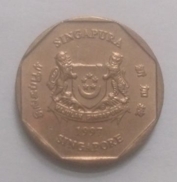 1$ 1997 Majulah Singapora/ Singapore (used)