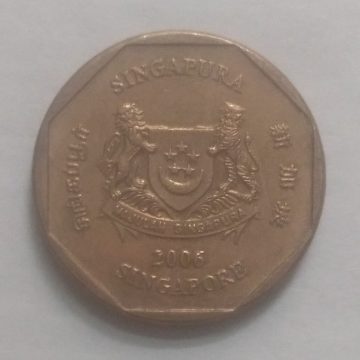 1$ 2006 Majulah Singapora/ Singapore (used)