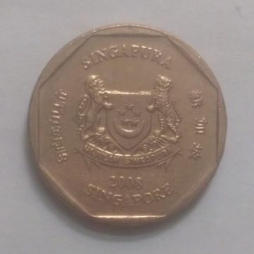 1$ 2008 Majulah Singapora/ Singapore (used)
