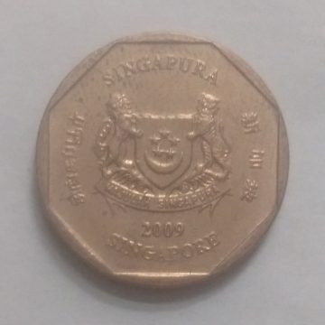 1$ 2009 Majulah Singapora/ Singapore (used)