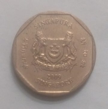1$ 2009 Majulah Singapora/ Singapore (used)