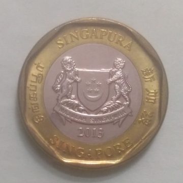 1$ Dollar 2013 Majulah Singapora/ Singapore (used)