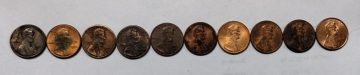 USA 1 CENT 1991-2000 (10 COINS)