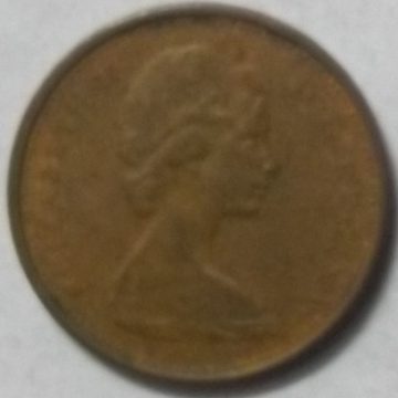 1 Cent Canada 1977 Elizabeth II D.G Regina (used)