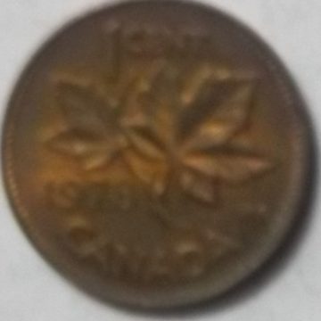 1 Cent Canada 1978 Elizabeth II D.G Regina (used)