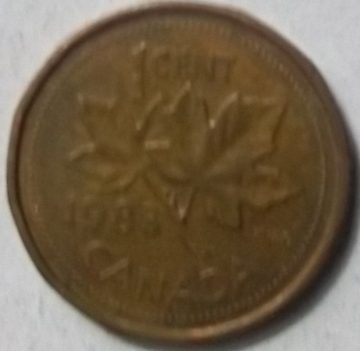 1 Cent Canada 1983 Elizabeth II D.G Regina (used)