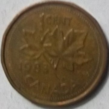 1 Cent Canada 1983 Elizabeth II D.G Regina (used)