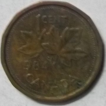 1 Cent Canada 1984 Elizabeth II D.G Regina (used)