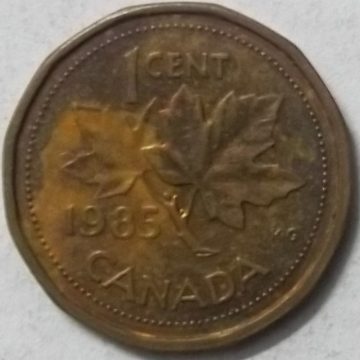 1 Cent Canada 1985 Elizabeth II D.G Regina (used)