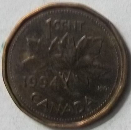 1 Cent Canada 1994 Elizabeth II D.G Regina (used) | Indian Postage Stamps | Indian Coins | Old Indian Currency | Rare Indian Coins | Numismatic Collection India