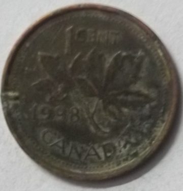 1 Cent Canada 1998 Elizabeth II D.G Regina (used)