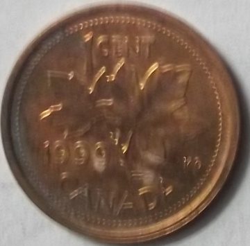 1 Cent Canada 1999 Elizabeth II D.G Regina (used)