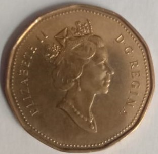 1 DOLLAR CANADA 1996Elizabeth II D.G Regina (used)