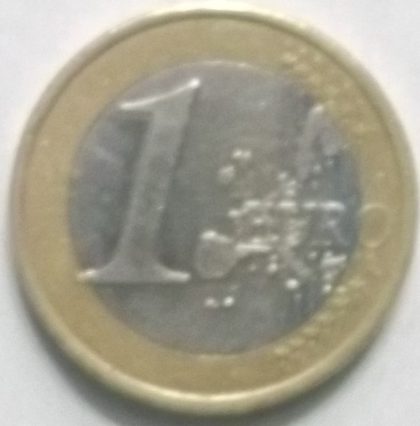 1 EURO 2000_Liberte Egalite Fraternite (used) | Indian Postage Stamps | Indian Coins | Old Indian Currency | Rare Indian Coins | Numismatic Collection India
