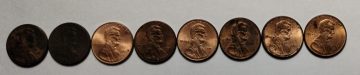 USA 1 CENT 2001-2008 (8 COINS)