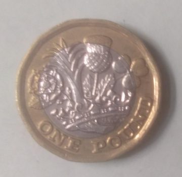 1 pound 2017_Great Britain, Elizabeth II Rose, leek, thistle, and shamrock Unc