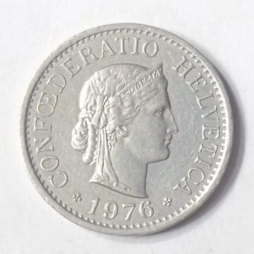SWITZERLAND 10 Rappen 1976 Confoederatio Helvetica (used)