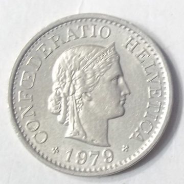 SWITZERLAND 10 Rappen 1979 Confoederatio Helvetica (used)