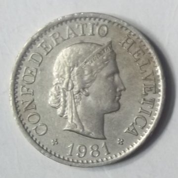 SWITZERLAND 10 Rappen1981 Confoederatio Helvetica (used)