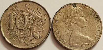 Australia 10 cent 1983(used) | Indian Postage Stamps | Indian Coins | Old Indian Currency | Rare Indian Coins | Numismatic Collection India