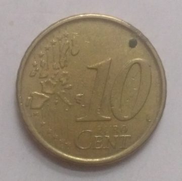 10 Cent EURO  2001_ESPANA Cervantes (used)