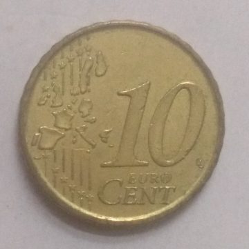 10 Cent EURO  2002_ESPANA Cervantes (used)