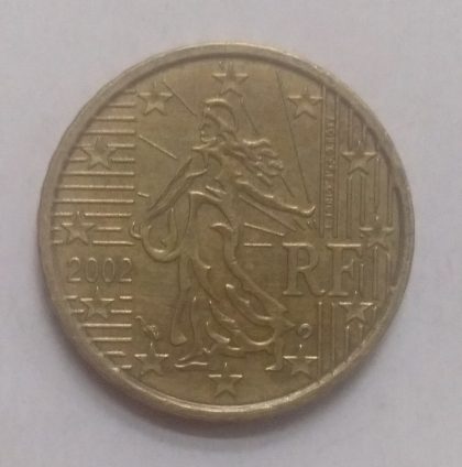 10 Cent EURO  2002_RF (used) | Indian Postage Stamps | Indian Coins | Old Indian Currency | Rare Indian Coins | Numismatic Collection India - Image 2