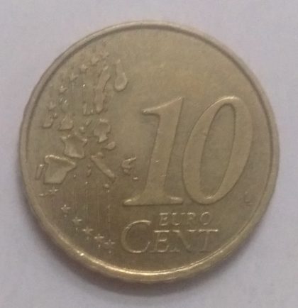 10 Cent EURO  2005_RF (used) | Indian Postage Stamps | Indian Coins | Old Indian Currency | Rare Indian Coins | Numismatic Collection India