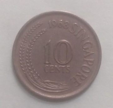 20 Cents 1968 Singapore/ Singapore (used)