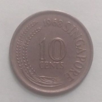 20 Cents 1968 Singapore/ Singapore (used)
