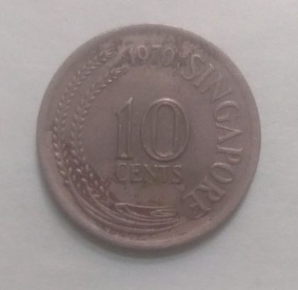 10 Cents 1970 Singapore/ Singapore (used) | Indian Postage Stamps | Indian Coins | Old Indian Currency | Rare Indian Coins | Numismatic Collection India